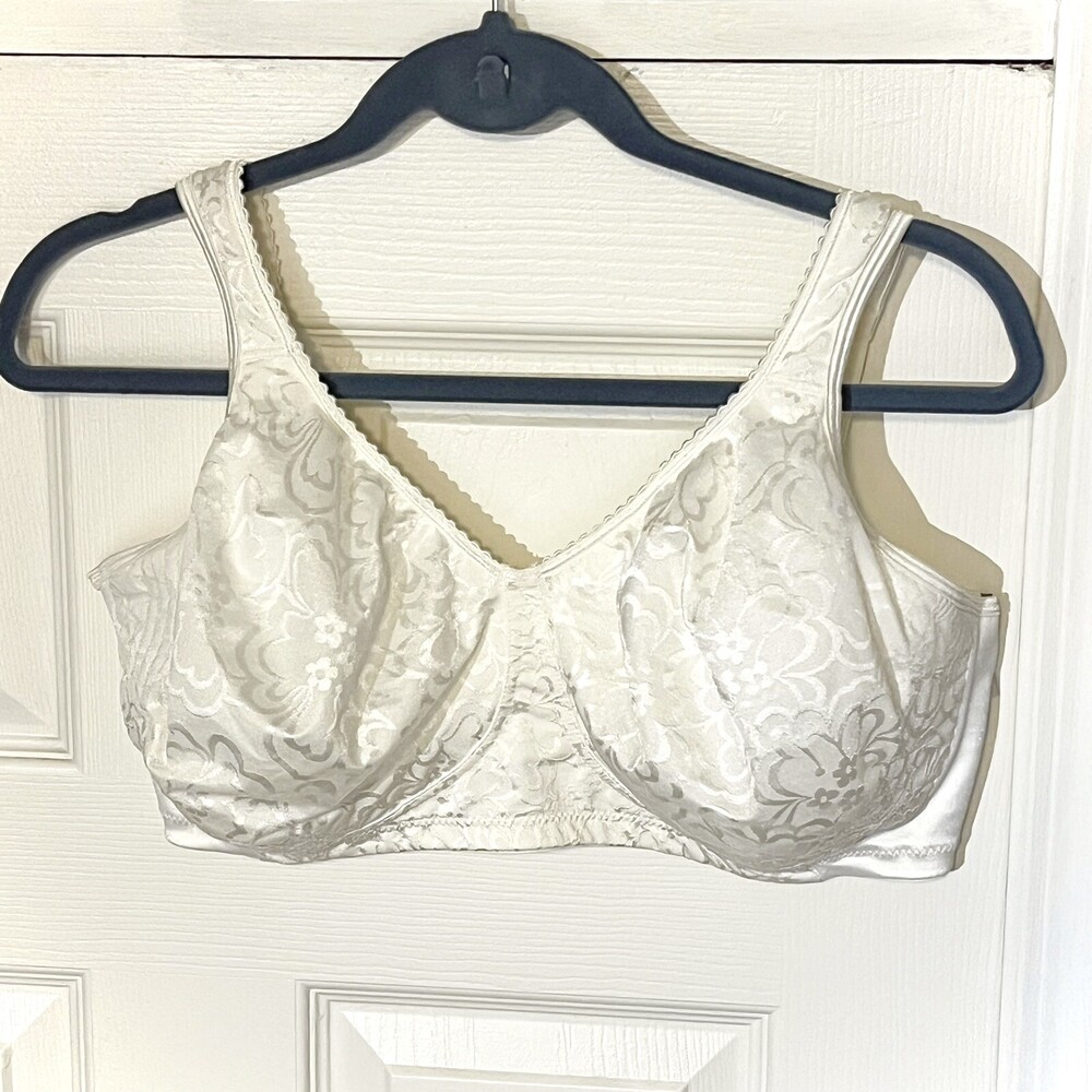 Playtex 18 Hour Comfort Wirefree Full Coverage Floral Bra 4745 Womens 40DDD